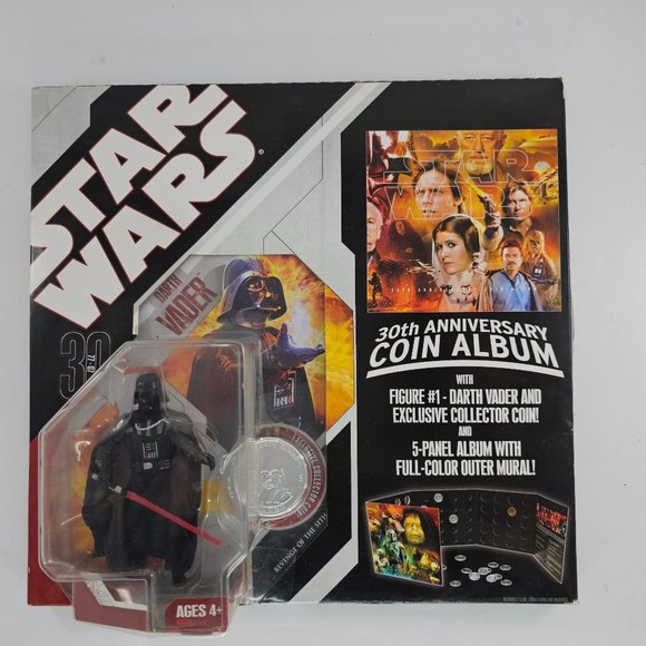Star Wars Darth Vader 30th Anniversary Collector's Coin And Album Set #1 Figure - Picture 2 of 8